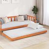 vidaXL Bedframe Wasbruin 90 x 190 cm Massief grenenhout