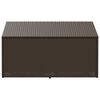vidaXL Tuinbox 110x50x58 cm poly rattan bruin