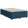 vidaXL Boxspring met matras fluweel blauw 120x200 cm
