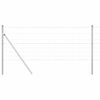vidaXL Grond Fix Gelast Draadhek 25 x 0,8 m Gegalvaniseerd staal Mesh