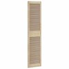 vidaXL Kastdeur 2 pcs Naturel 170 x 2,1 x 39,5 cm Massief grenenhout