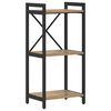 vidaXL Boekenkast 40 x 30 x 85 cm Bewerkt hout Artisan Eiken