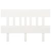 vidaXL Hoofdbord 163,5x3x81 cm massief grenenhout wit