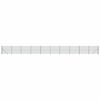 vidaXL Draadgaashek met flens 2x25 m groen