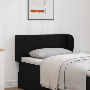 vidaXL Hoofdbord oor Zwart 40 x 23 x 6 cm PVC