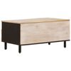 vidaXL Salontafel met lade Wit 80 x 54 x 40 cm Massief Mango Hout