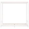 vidaXL Kinderbedframe 80x200 cm massief grenenhout wit