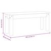 vidaXL Eetkamerbank Panama 105x30x45 cm massief grenenhout