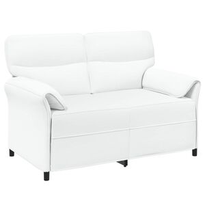 vidaXL 2-Zits Sofa 2-zits Wit 138 x 83 x 95 cm Stof