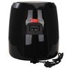 vidaXL Airfryer XXL 1800 W 7 liter roestvrij staal zwart