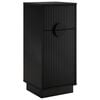 vidaXL Dressoir VENRAY Zwart 35 x 33 x 77,5 cm Bewerkt hout