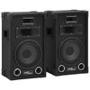 vidaXL Hifi-podiumluidsprekers 2 st passief professioneel 800 W zwart
