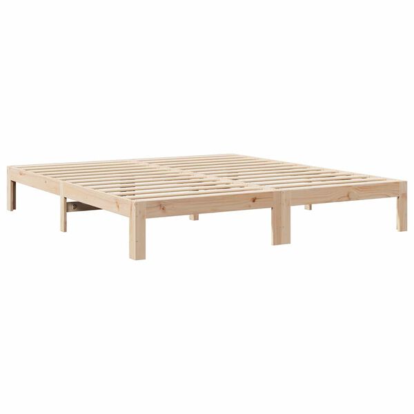 vidaXL Bedframe zonder matras massief grenenhout 180x200 cm