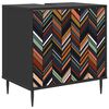 vidaXL Badkamerkast OMMEN Zwart eiken 60 x 40 x 61 cm Bewerkt hout