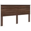 vidaXL Hoofdbord met hoofdeinde Bruin Eiken 180 cm Bewerkt hout
