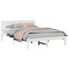 vidaXL Bedframe Wit 140 x 200 cm Massief grenenhout