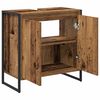 vidaXL Badkamer Kast met opslag Oud Hout 60 x 30 x 60 cm Bewerkt hout
