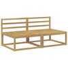 vidaXL Buiten Midden Sofa Wit 158 x 83 x 73 cm