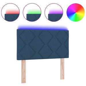 vidaXL Hoofdbord Blauw 180 cm Stof