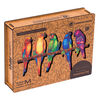 UNIDRAGON Puzzel Playful Parrots 193 stukjes medium 44x25 cm hout