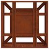 vidaXL Vuurkorf Bruin 60 x 60 x 30 cm Cortenstaal