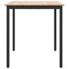 vidaXL Eettafel Naturel 70 x 70 x 75 cm Massief grenenhout