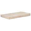 vidaXL Palletvloerkussens 2 st katoen beige