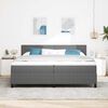 vidaXL Boxspring bed Lichtgrijs en wit. 203 x 200 x 88 cm