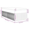 vidaXL Boxspring met matras fluweel donkergrijs 90x200 cm