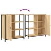 vidaXL Dressoir Sonoma Eiken 70x30x80 cm Bewerkt Hout