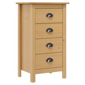 vidaXL Dressoir Hill 46x35x80 cm massief grenenhout