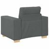 vidaXL Fauteuil 100x78x80 cm stof donkergrijs