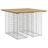 vidaXL Tuintafel schanskorfontwerp 100x102x72 cm ge&iuml;mpregneerd hout