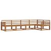 vidaXL Buiten bankenset 5 pcs Naturel Massief Acaciahout
