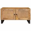 vidaXL Salontafel Naturel 80 x 50 x 40 cm Massief Mango Hout