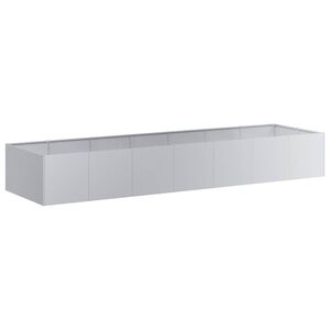 vidaXL Plantenbak 280x80x40 cm gegalvaniseerd staal