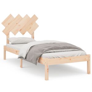 vidaXL Bedframe massief hout 90x200 cm