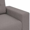 vidaXL Loveseat Bank Taupe 160x77x82 cm Stof