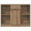 vidaXL Dressoir lade 101x35x76 cm spaanplaat artisanaal eikenkleurig