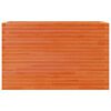 vidaXL Plantenbak 110x40x68,5 cm massief grenenhout wasbruin
