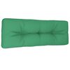 vidaXL Palletkussen 120x40x12 cm stof groen
