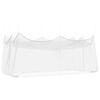 vidaXL Tuin Muggen Net 220 mesh Wit 3 x 6 x 2,5 m Polyester
