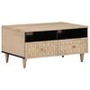 vidaXL Salontafel 80x54x40 cm massief mangohout