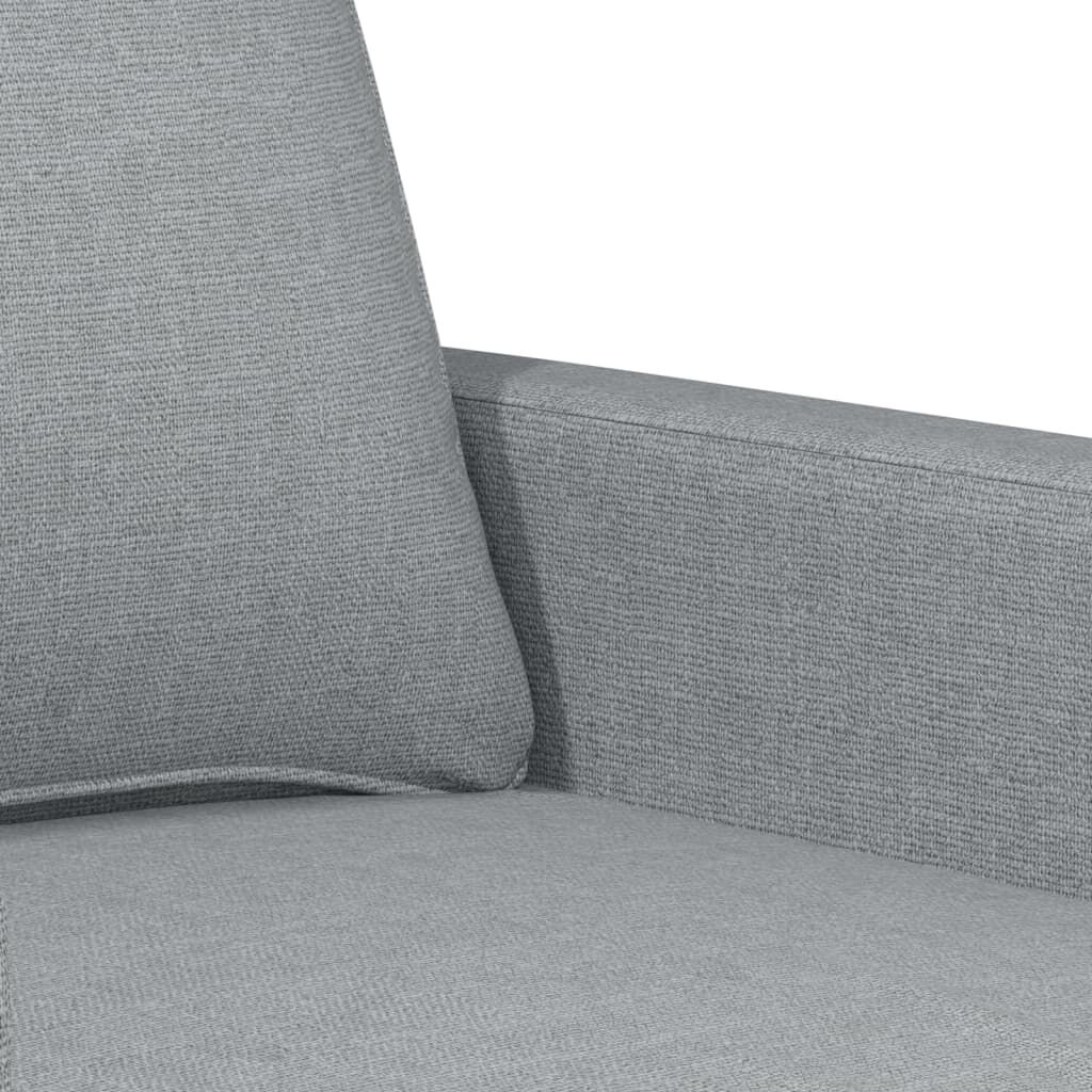 vidaXL Fauteuil 60 cm stof zwart