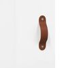 vidaXL Dressoir 34,5x34x90 cm bewerkt hout hoogglans wit