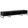 vidaXL TV-kast 170,5 x 36 x 30,5 cm Zwart Eiken Bewerkt hout