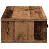 vidaXL Wandschap met lades 60x28x15 cm bewerkt hout oud houtkleurig