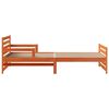 vidaXL Bedframe met hoofdeinde Wasbruin 80 x 200 cm Bewerkt hout