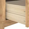 vidaXL Hal bank FLORO Wasbruin 115 x 40 x 45 cm Massief Vurenhout
