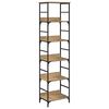 vidaXL Boekenkast Artisan Eiken 50 x 33 x 188,5 cm Bewerkt hout